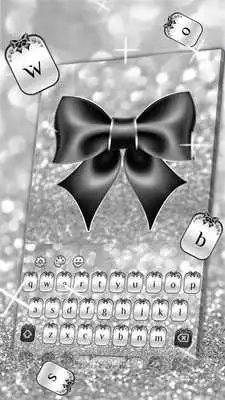 Play Black Silver Glitter Keyboard