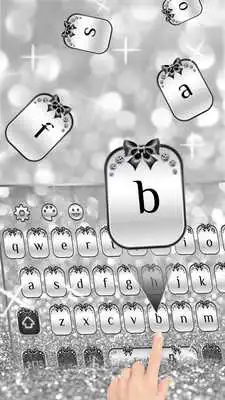 Play Black Silver Glitter Keyboard