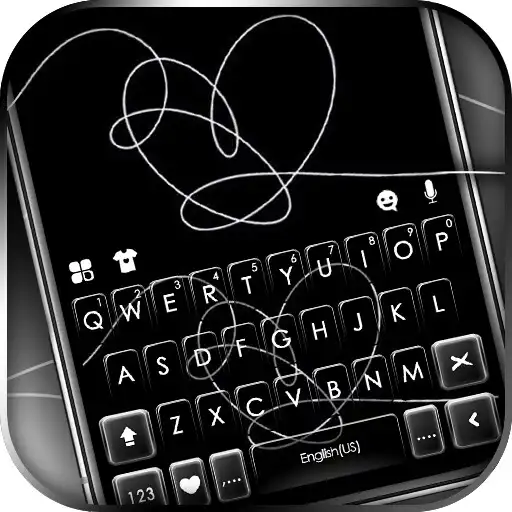 Play Black Sketch Heart Theme APK Play Black Sketch Heart Theme APK