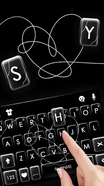 Play Black Sketch Heart Theme as an online game Black Sketch Heart Theme with UptoPlay