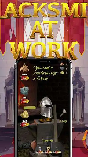 Play Blacksmith at Work as an online game Blacksmith at Work with UptoPlay