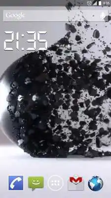 Play Black Sphere Live Wallpaper