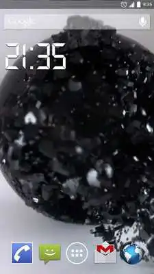 Play Black Sphere Live Wallpaper