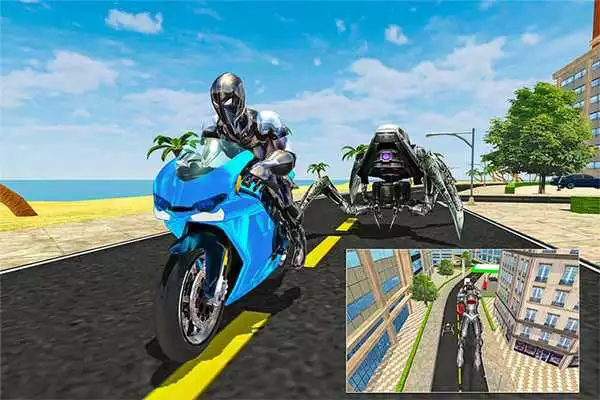 Play Black Spider Robot Hero