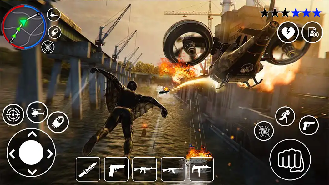 Play Black spider Rope Hero Battle  and enjoy Black spider Rope Hero Battle with UptoPlay