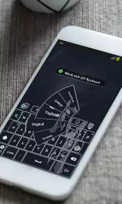 Play Black style Keyboard Skin