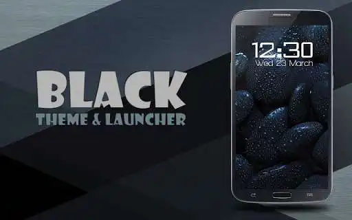 Play Black Theme and Launcher  and enjoy Black Theme and Launcher with UptoPlay