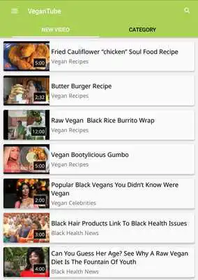 Play Black Vegan Tube: Vegan Recipes and Vegan Videos