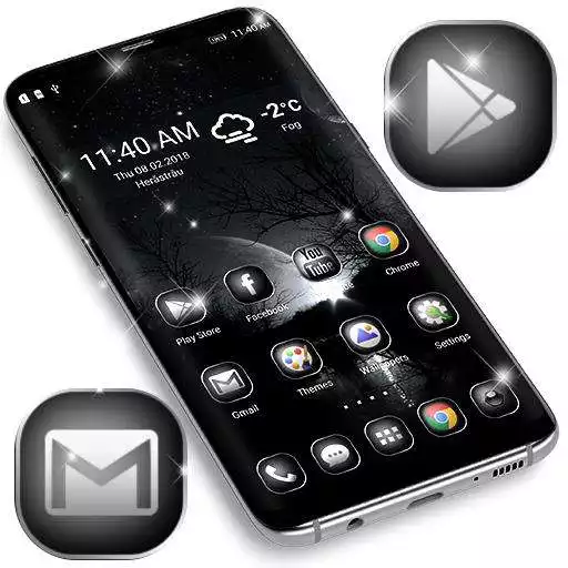 Play Black&White Launcher Theme APK