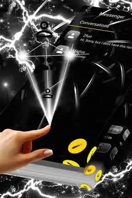 Play Black Wires SMS Theme