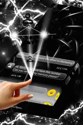 Play Black Wires SMS Theme