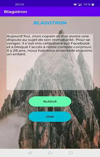 Play Blagues et VDM as an online game Blagues et VDM with UptoPlay
