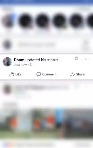 Play Blank Status for Facebook
