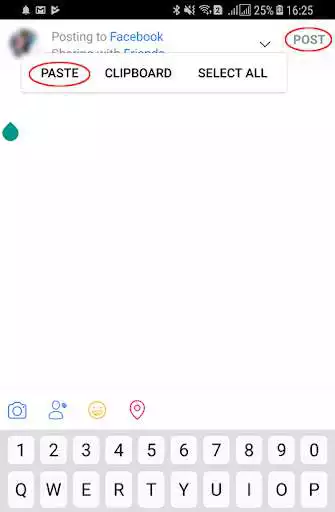 Play Blank Status for Facebook