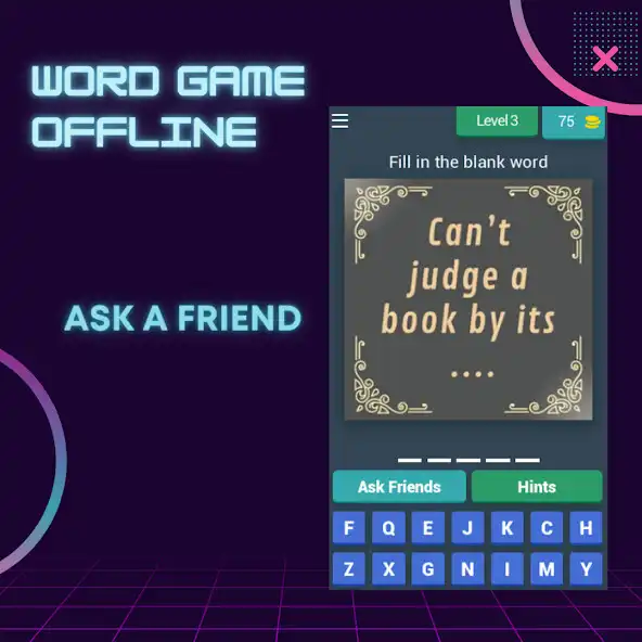Play Blank Word Game Offline  and enjoy Blank Word Game Offline with UptoPlay