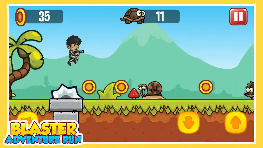 Play Blaster Adventure Run as an online game Blaster Adventure Run with UptoPlay