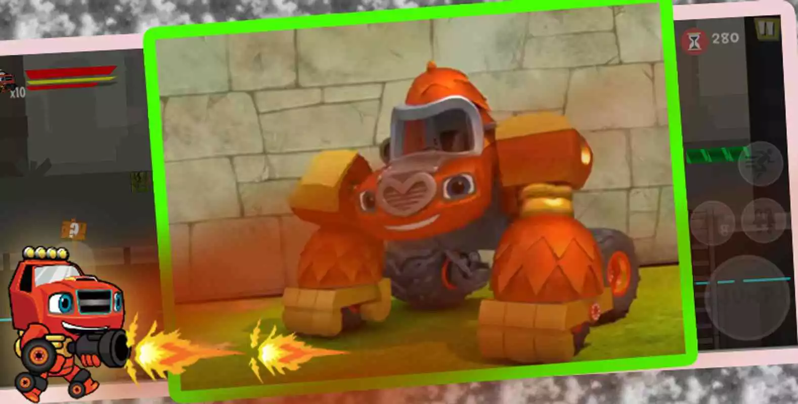 Play Blaze Camouflage Monster
