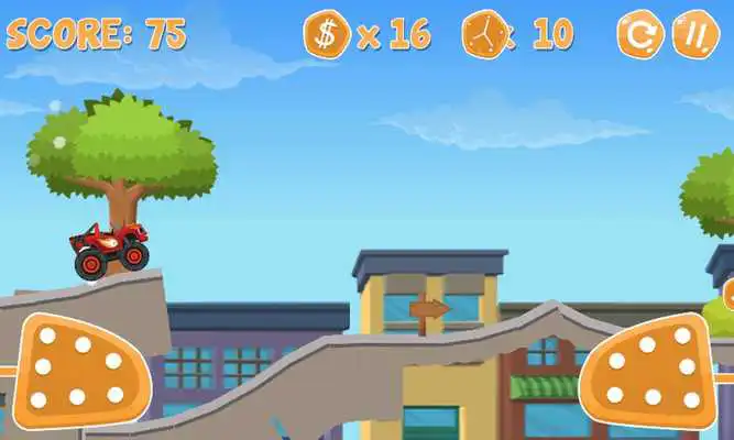 Play blaze monsters car : city adventure