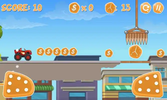 Play blaze monsters car : city adventure