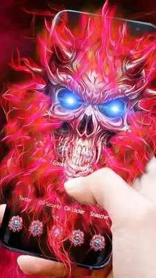 Play Blazing Red Fire Skull