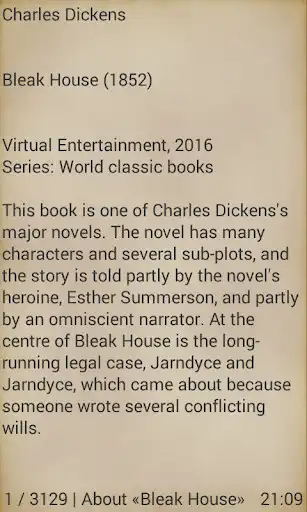 Play Bleak House by Charles Dickens as an online game Bleak House by Charles Dickens with UptoPlay