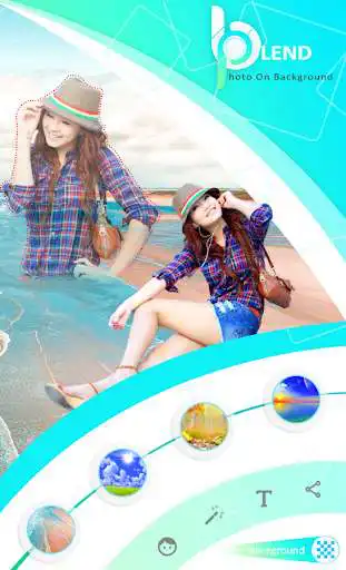 Play Blend Photo On Background as an online game Blend Photo On Background with UptoPlay