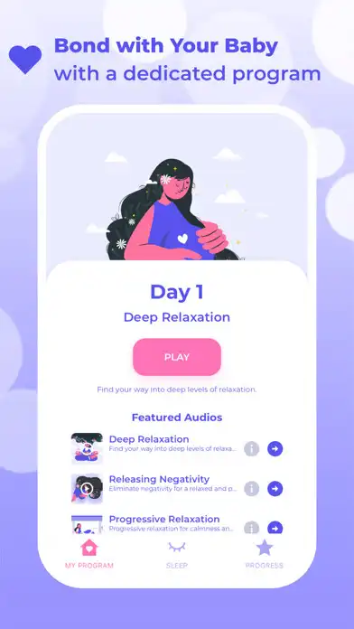 Play Blessed: Pregnancy Meditation as an online game Blessed: Pregnancy Meditation with UptoPlay