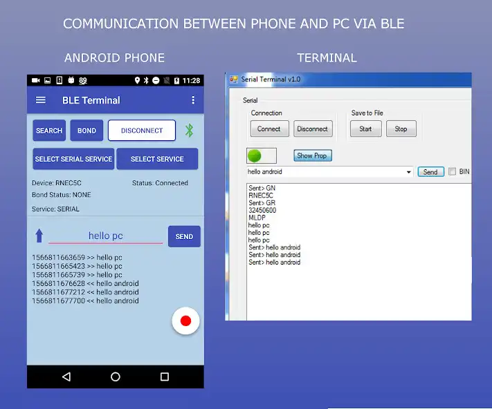 Play BLE Terminal PRO as an online game BLE Terminal PRO with UptoPlay