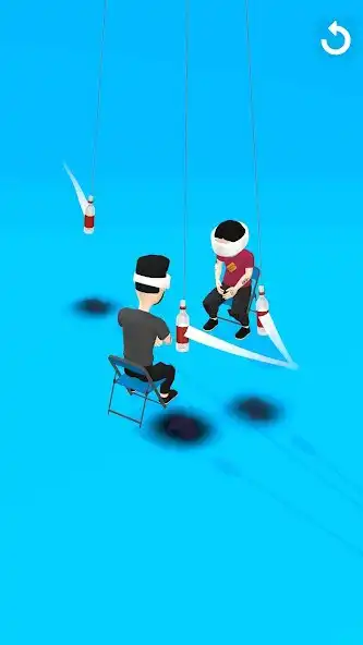 Play Blindfold Bottle Challenge as an online game Blindfold Bottle Challenge with UptoPlay