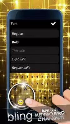Play Bling Emoji Keyboard Changer