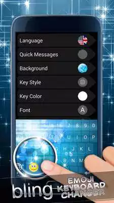 Play Bling Emoji Keyboard Changer
