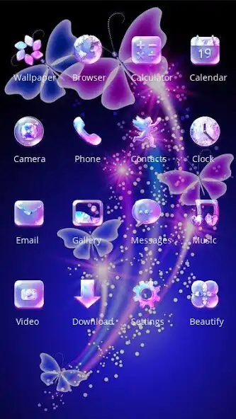 Play Bling pink romantic butterfly theme as an online game Bling pink romantic butterfly theme with UptoPlay