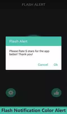 Play Blinking Color Flash Alert