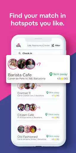 Play Blink — On-The-Spot Dating App  and enjoy Blink — On-The-Spot Dating App with UptoPlay