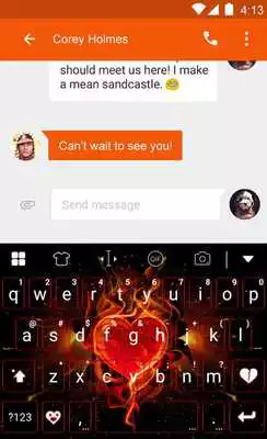 Play Blink Red Heart Emoji Keyboard