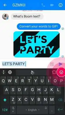 Play Blink TouchPal Boomtext - Creat GIF