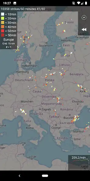 Play Blitzortung Lightning Monitor as an online game Blitzortung Lightning Monitor with UptoPlay