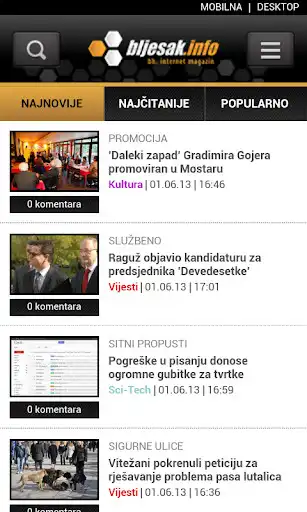 Play Bljesak.info Mobile  and enjoy Bljesak.info Mobile with UptoPlay
