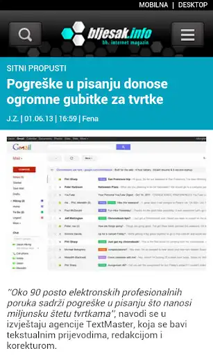 Play Bljesak.info Mobile as an online game Bljesak.info Mobile with UptoPlay
