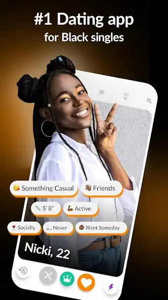 Play BLK Dating: Meet Black Singles  and enjoy BLK Dating: Meet Black Singles with UptoPlay