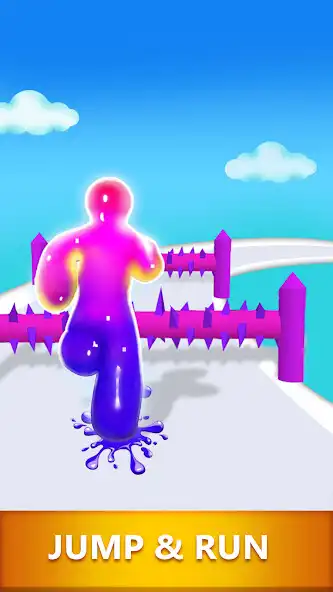 Play Blob Dash - Endless Runner as an online game Blob Dash - Endless Runner with UptoPlay