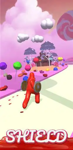 Play Blob Endless Runner 3D as an online game Blob Endless Runner 3D with UptoPlay
