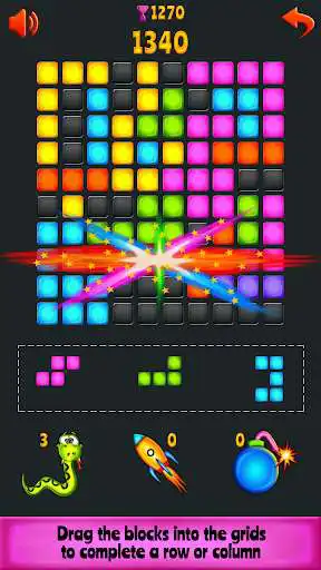 Play Block Blast - with snake, rocket and bomb  and enjoy Block Blast - with snake, rocket and bomb with UptoPlay
