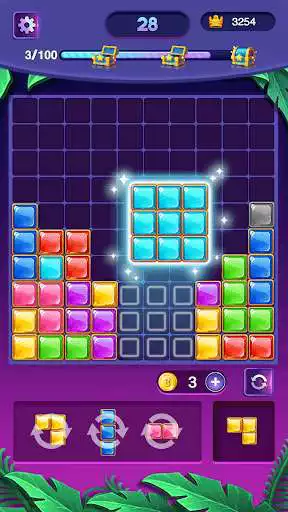 Play Block Gem Classic as an online game Block Gem Classic with UptoPlay