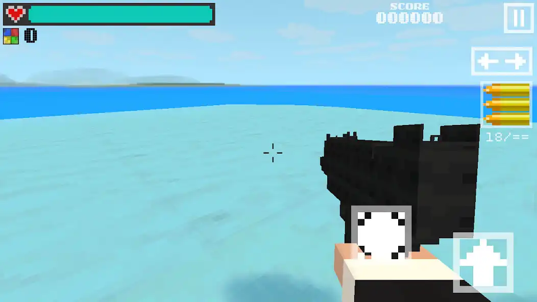 Play Block Gun 3D: Ghost Ops as an online game Block Gun 3D: Ghost Ops with UptoPlay