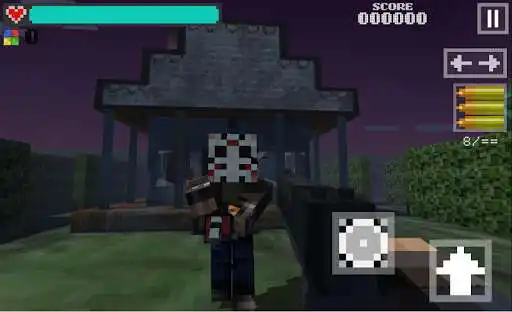 Play Block Gun 3D: Haunted Hollow