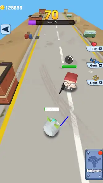 Play Block Gun 3D as an online game Block Gun 3D with UptoPlay