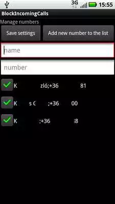 Play Block incoming calls