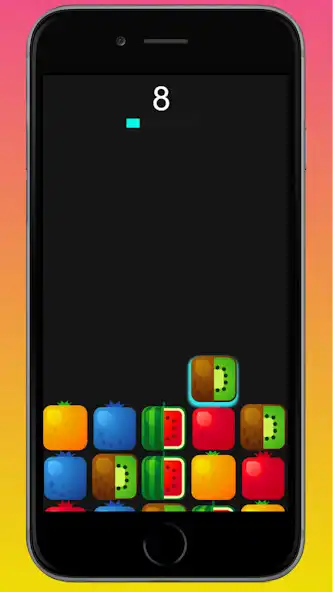 Play Block Merge - Fruit Puzzle as an online game Block Merge - Fruit Puzzle with UptoPlay