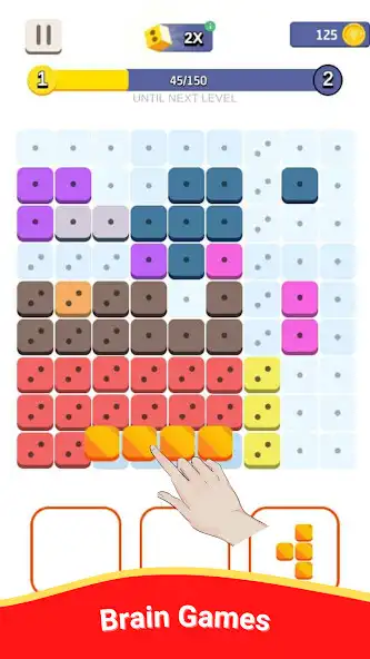Play BlockoDice: Block Puzzle Game as an online game BlockoDice: Block Puzzle Game with UptoPlay